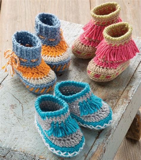 Beautiful Skills - Crochet Knitting Quilting : Baby Moccasins Crochet Pattern