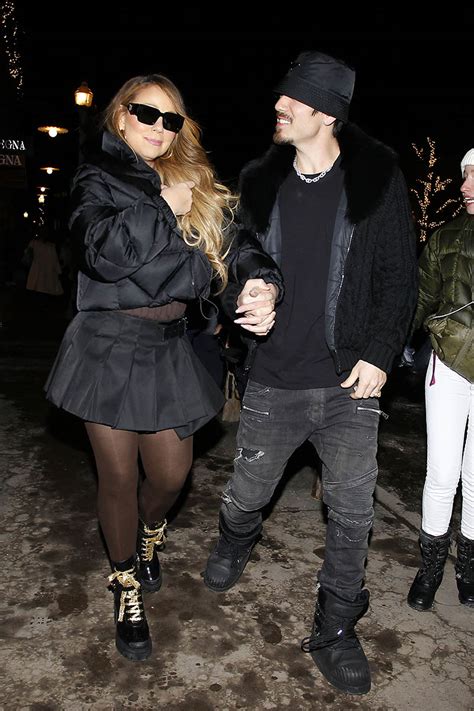 Mariah Carey and Bryan Tanaka are seen out Christmas shopping in Aspen, CO. on Dec 23, 2022 ...