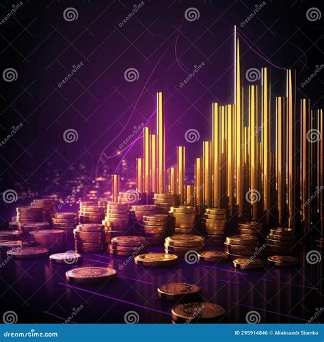 A gold bars and coins stock photo. Image of coin, exchange - 295914846