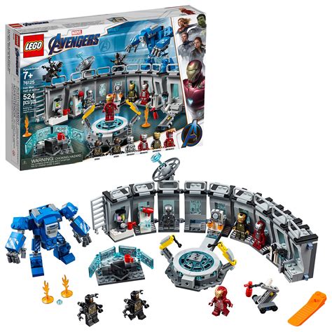 Buy LEGO Marvel Avengers Iron Man Hall of Armor 76125 Building Kit Marvel Tony Stark Iron Man ...