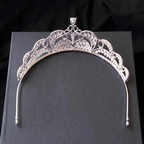 Silver Tiara Quinceanera Crown Birthday Girl Tiara Birthday - Etsy