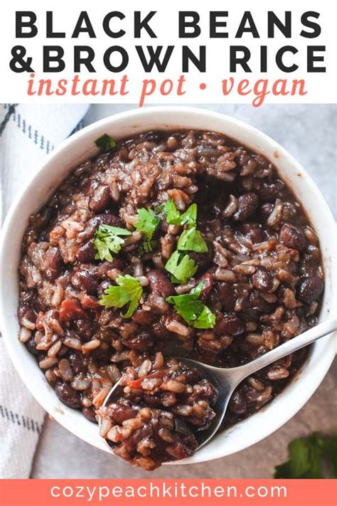 Instant Pot Black Beans and Rice - The Slow Roasted