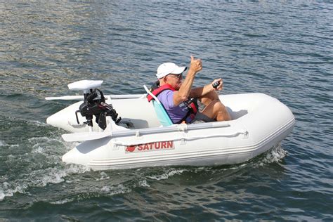 Saturn SD230 portable & lightweight inflatable yacht tender by BoatsToGo.com