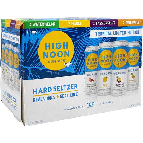 High Noon Sun Sips Hard Seltzer Tropical Variety Pack | GotoLiquorStore