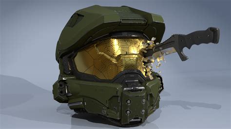 Halo Master Chief Helmet Drawings