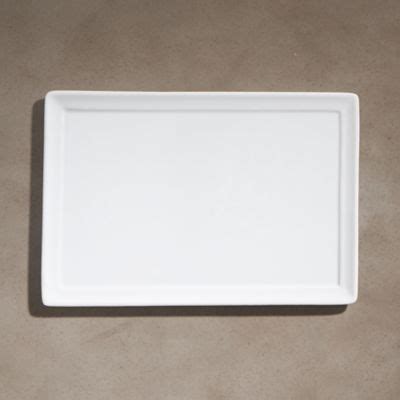 Elite White Rectangle Dinner Plate 10.25" x 7" - Party Rental Ltd.