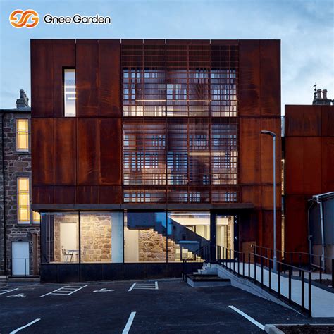 Corten Steel Cladding Project- Gnee Garden