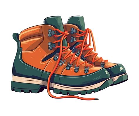 100,000 Hiking boots cartoon Vector Images | Depositphotos