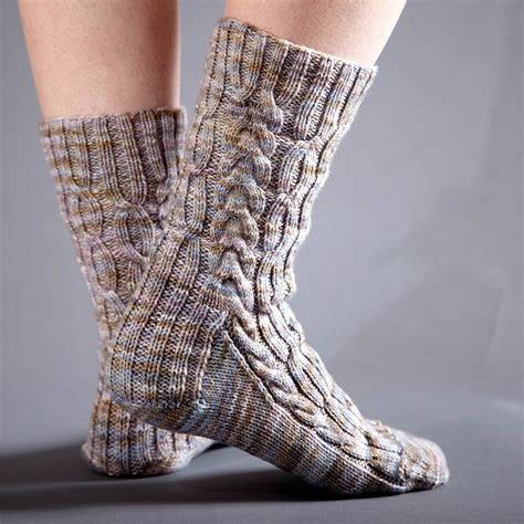 Sprouting Free Cabled Socks Knitting Pattern - Knitting Bee