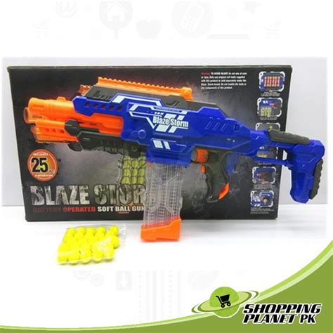 Blaze Shooting Soft Ball Gun Toy For Kids