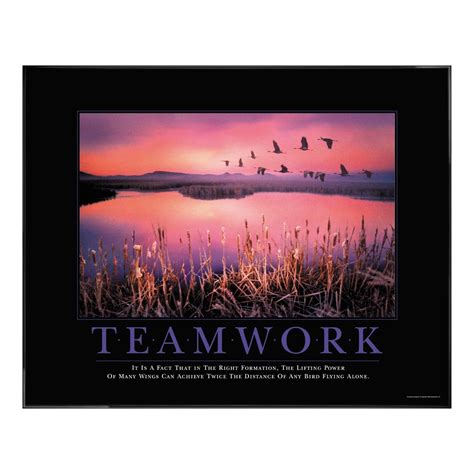 Teamwork Framed Motivational Print 732272 | Motivational Posters | Work quotes inspirational ...