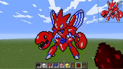 Scizor (A Minecraft Pokemon Pixel Art) by Akatrion on DeviantArt