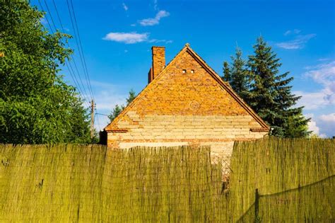 Cottage With Straw Thatched Roof, Bed And Breakfast House Stock Image - Image of chimney ...