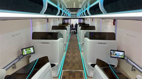 Volvo 9600 bus for India gets private jet-like luxury cabin, has onboard toilet: IN PICS | News ...