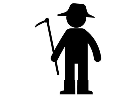 Silhouette Farmer at GetDrawings | Free download