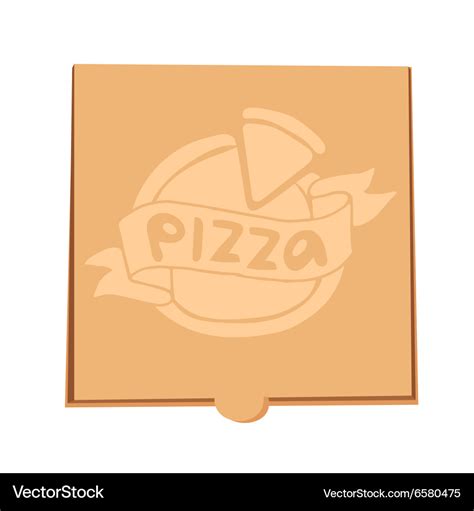 Pizza box Royalty Free Vector Image - VectorStock