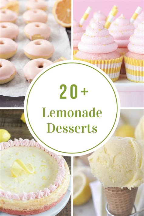 Lemonade Dessert Recipes - The Idea Room