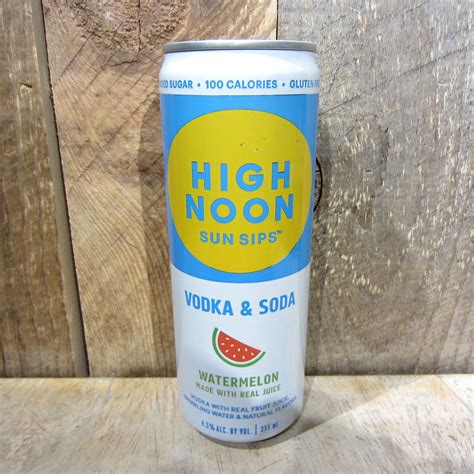 High Noon Vodka and Soda Watermelon (Single Can) 355ml - Oak and Barrel