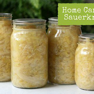 Home canned sauerkraut - Healthy Canning in Partnership with Facebook Group Canning for ...