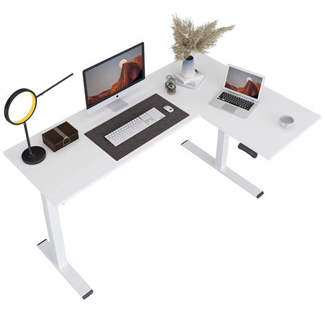 Buy FLEXISPOT Pro Corner Desk Dual Motor L Shaped Computer Electric Standing Desk Sit Stand Up ...