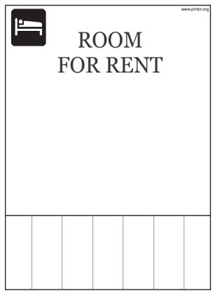 Room for Rent Flyer