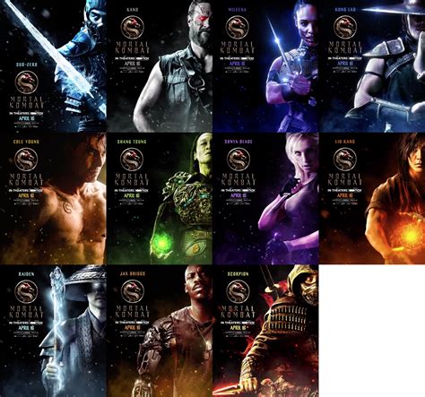 Character Posters for the new Mortal Kombat movie : r/TwoBestFriendsPlay