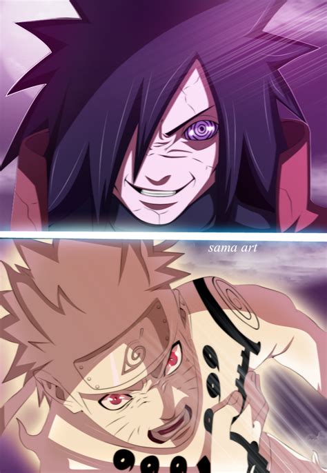 naruto manga 628 : madara and naruto by sAmA15 on DeviantArt