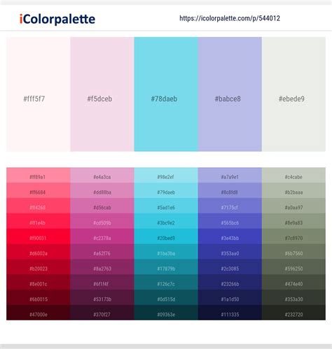 110+ Latest Color Schemes with Sky Blue Color tone combinations | 2024 | iColorpalette