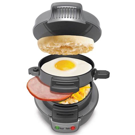 Hamilton Beach Breakfast Sandwich Maker - Gray - 25475