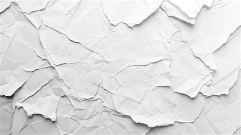 Premium AI Image | Ripped white paper texture