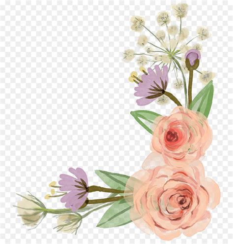 Flower Floral design Clip art - flower border png download - 1027*723 - Free Transparent Flower ...