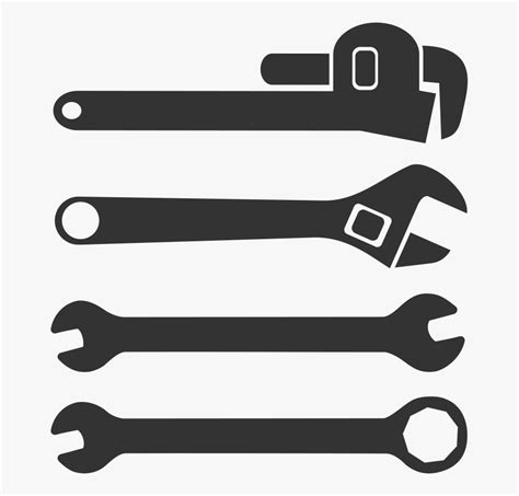 Get Your Projects Tightened Up with Wrench Cliparts