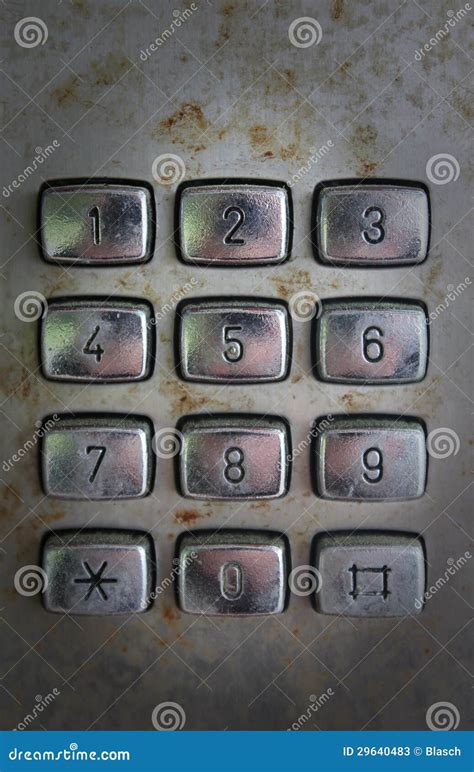 Old Phone Keypad Numbers Stock Photos - Image: 29640483