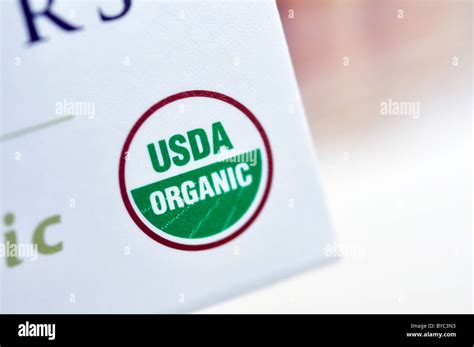 Usda organic label hi-res stock photography and images - Alamy