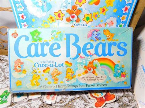 Care Bears on the Path to Care a lot Game 1983 Vintage Childs