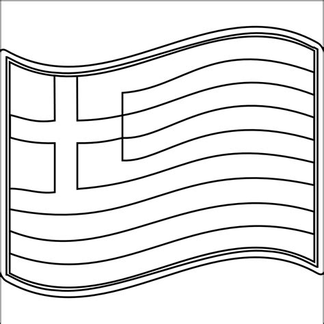 Greece Flag Coloring Page - Coloring Home