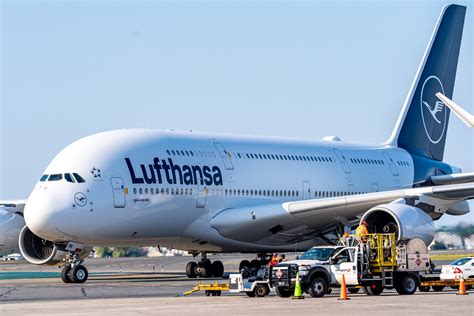 Lufthansa's 'retired' A380 returns — see photos of its arrival in Boston - The Points Guy