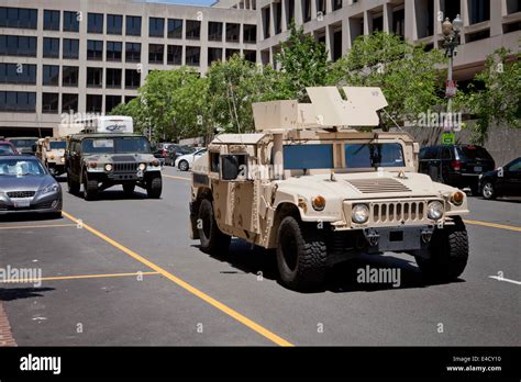 US Army Military Police Humvee truck - Washington, DC USA Stock Photo - Alamy