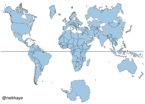 True Scale Map of the World Shows How Big Countries Really Are Accurate World Map, What Is ...