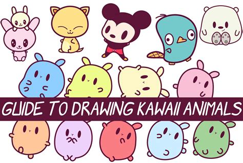 Easy Guide to Drawing Kawaii Characters : Part 2 : How to Draw Kawaii Animals & Critters ...