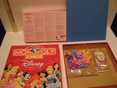 Monopoly Junior Disney Princess Edition - 2004 - COMPLETE | eBay