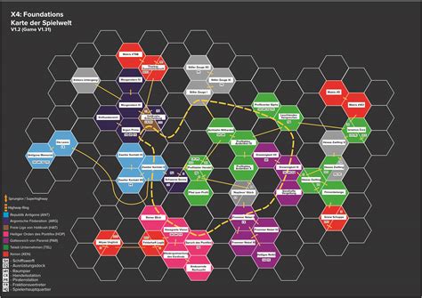 X4 Foundations Sector Map