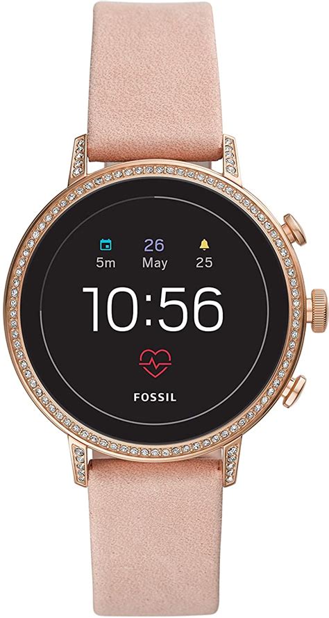 Smartwatches: Fossil Women's Gen 4 Venture HR Stainless Steel ...