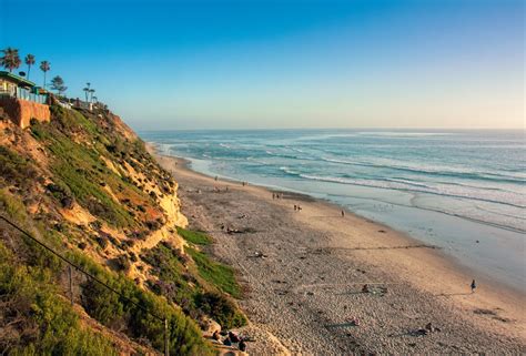 About USA - Moonlight Beach - Encinitas - California - USA...