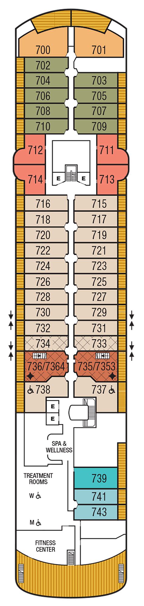 Seabourn Pursuit – Deck Plans - Planet Cruise