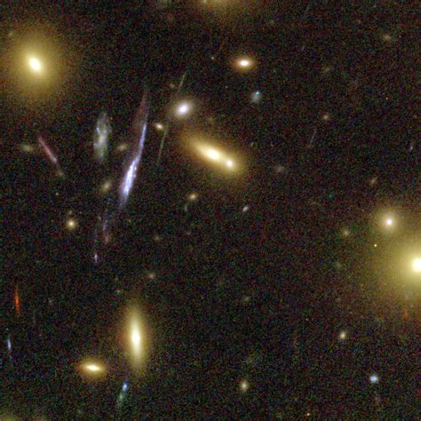 Galaxies Magnified by Galaxy Cluster Abell 1689's "Gravitational Lens ...