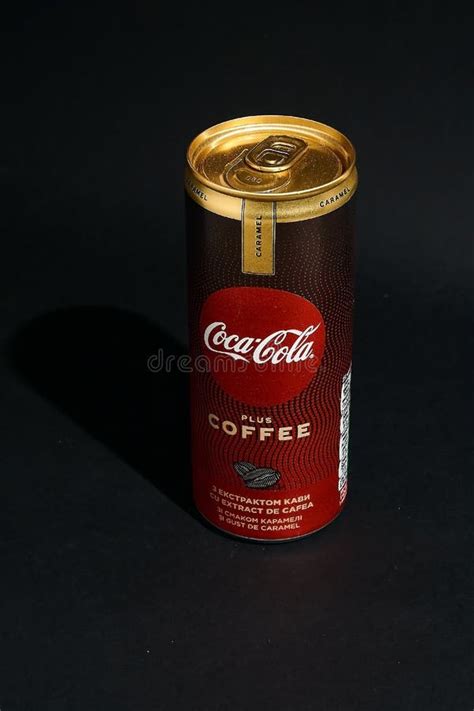 Drink Coca-Cola with Coffee Extract and Caramel Flavor. Editorial. Editorial Image - Image of ...