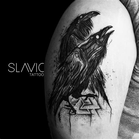 Odin's Ravens Tattoo : Top 57 Odin S Ravens Tattoo Ideas 2021 Inspiration Guide - An important ...