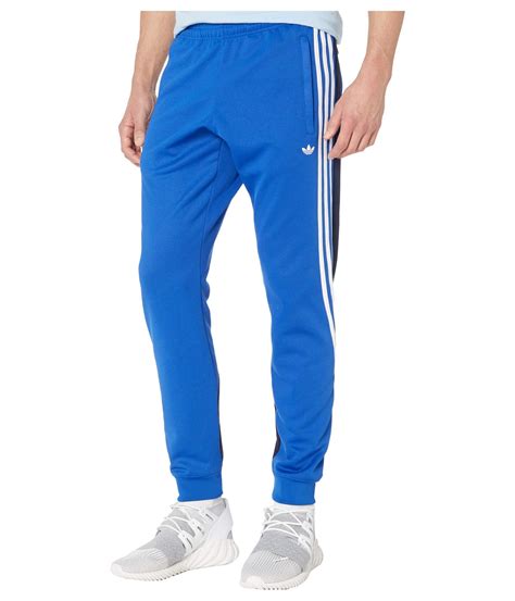 adidas Originals Cotton 3-stripes Wrap Track Pants in Blue for Men - Save 20% - Lyst