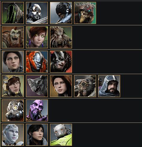 Old Paragon character icons VS New Predecessor character icons : r ...